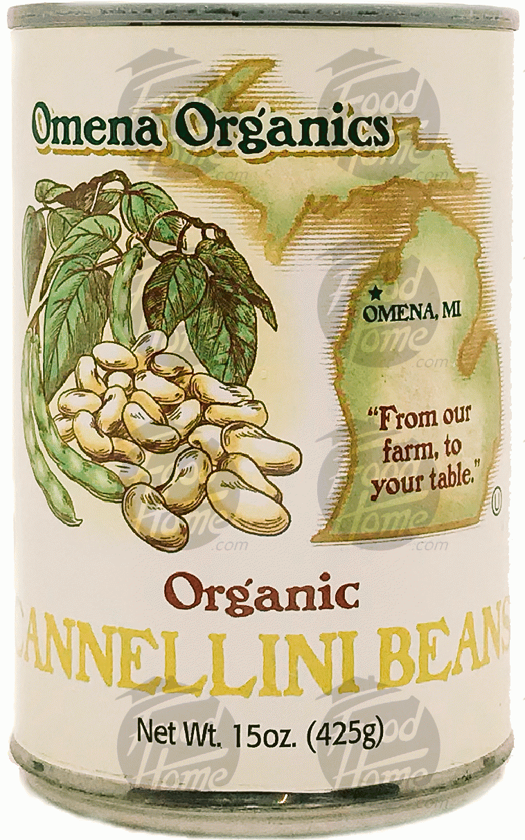 Omena Organics  organic cannellini beans, sealed can Full-Size Picture